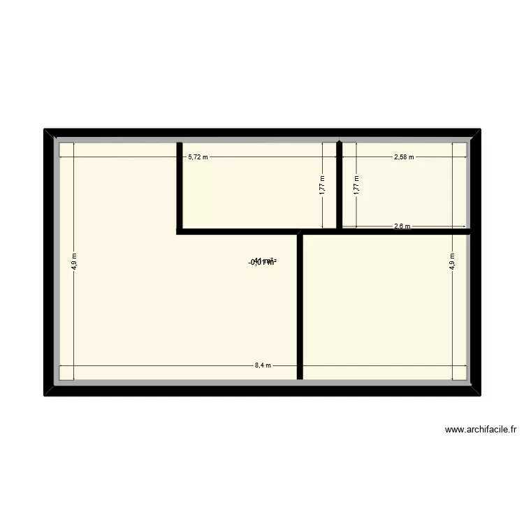 plan4. Plan de 2  et 85 m²