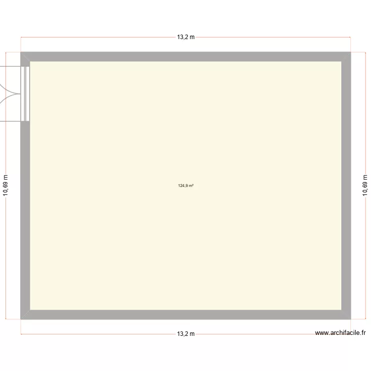 sous sol bat adm + log non accessible public. Plan de 