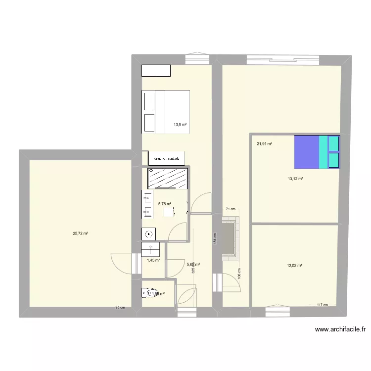 Maison reuillon etage 2 2024. Plan de 