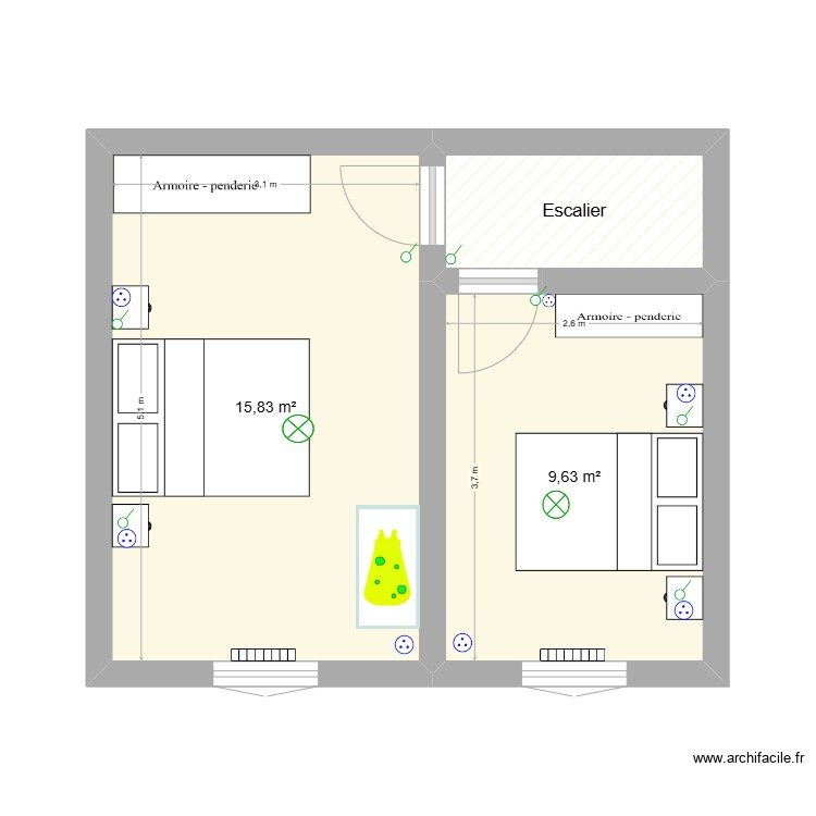 maison avirey etage. Plan de 0 pièce et 0 m2
