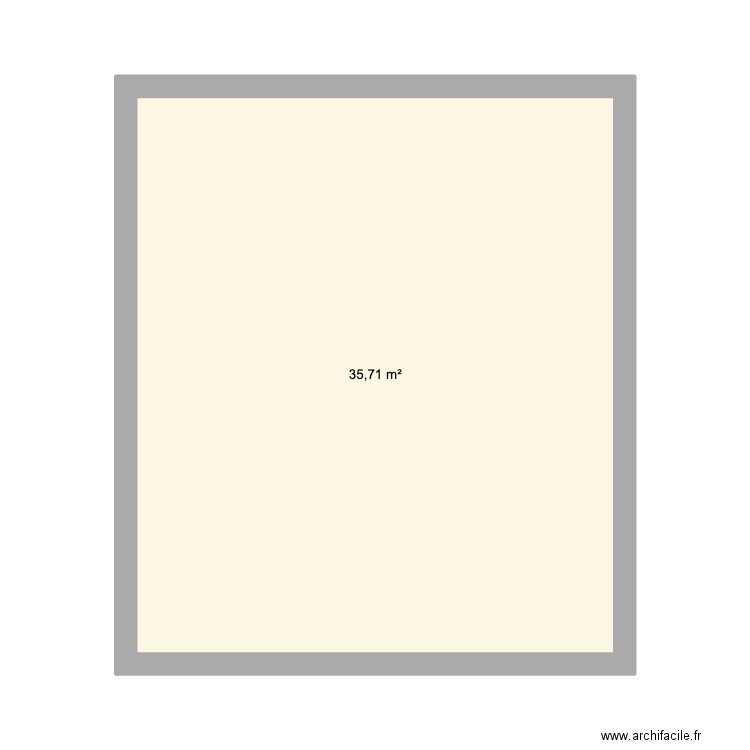 Houat A. Plan de 1 pièce et 36 m2
