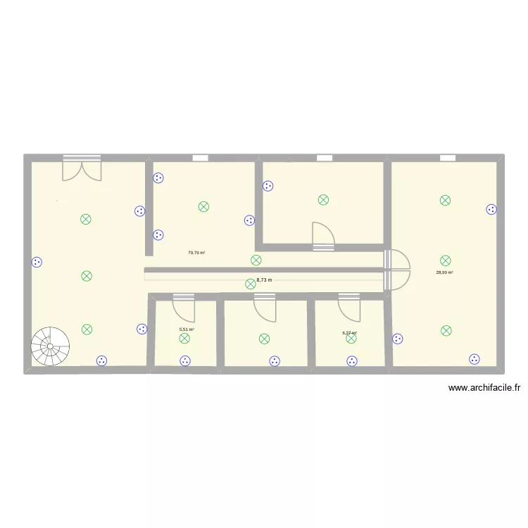 002. Plan de 4 et 121 m² 002. Plan de 4 et 121 m²