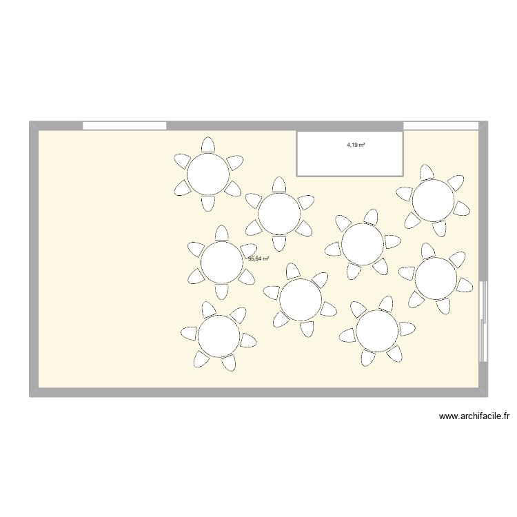 plan salle mariage mfr. Plan de 0 pièce et 0 m2