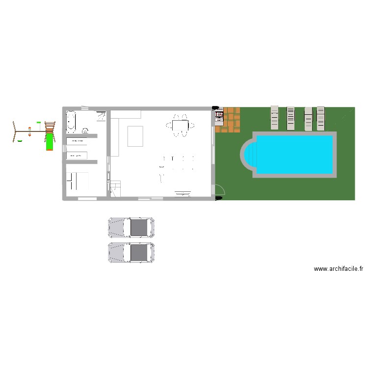 maison. Plan de 0 pièce et 0 m2