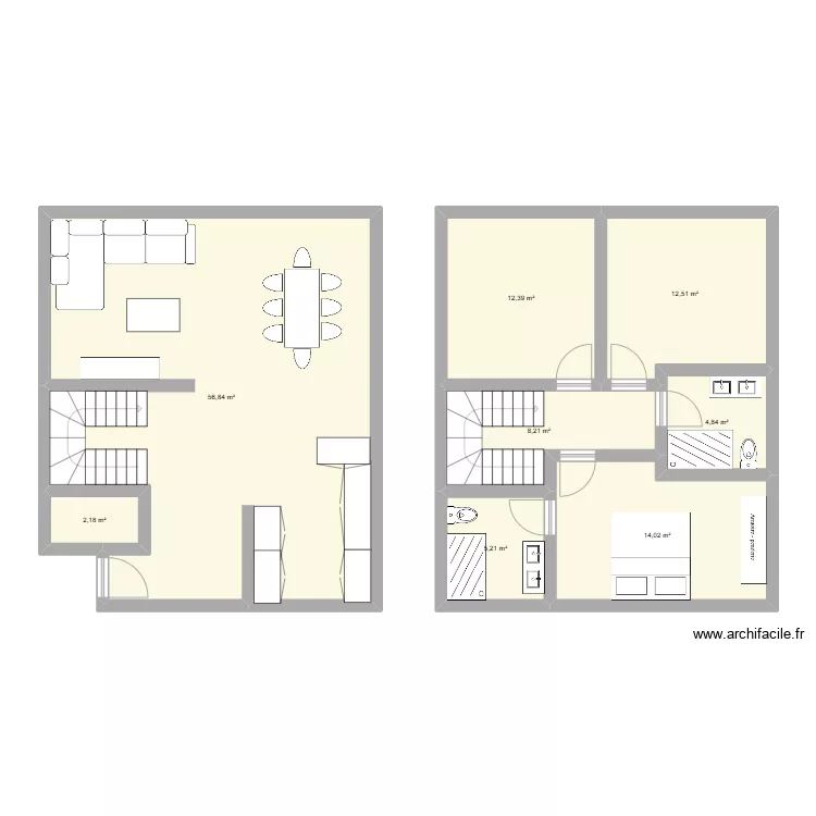 maison3. Plan de 