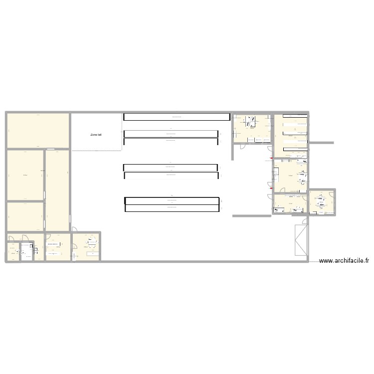 Etude 1 voltaire 1. Plan de 11 pièces et 396 m2
