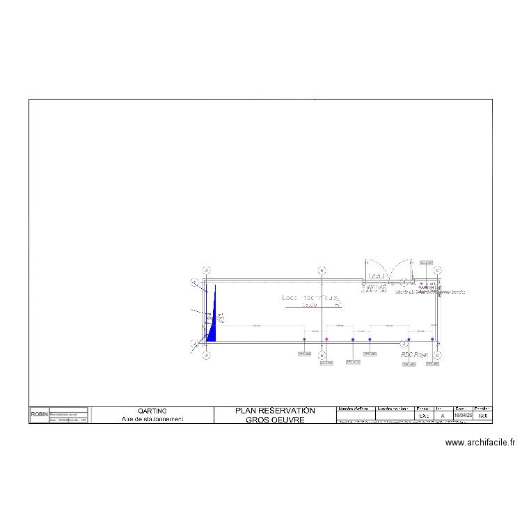 ROBIN_PLAN D'ATTENTES AU SOL_IND A_QARTING_CLEGUEREC. Plan de 0 pièce et 0 m2