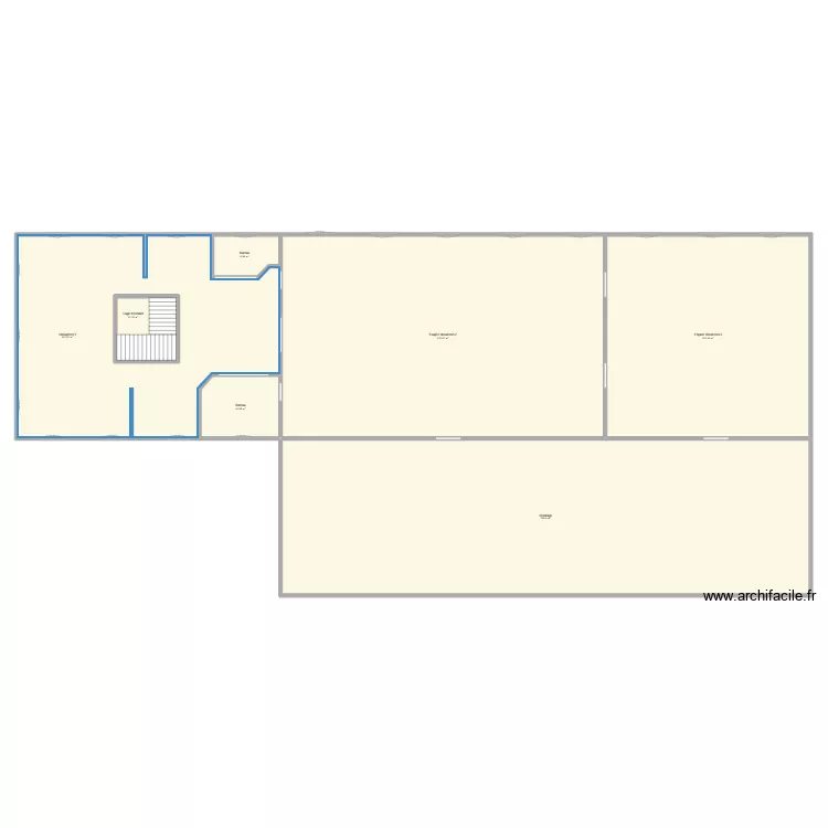 Plan 1er &eacute;tage. Plan de 