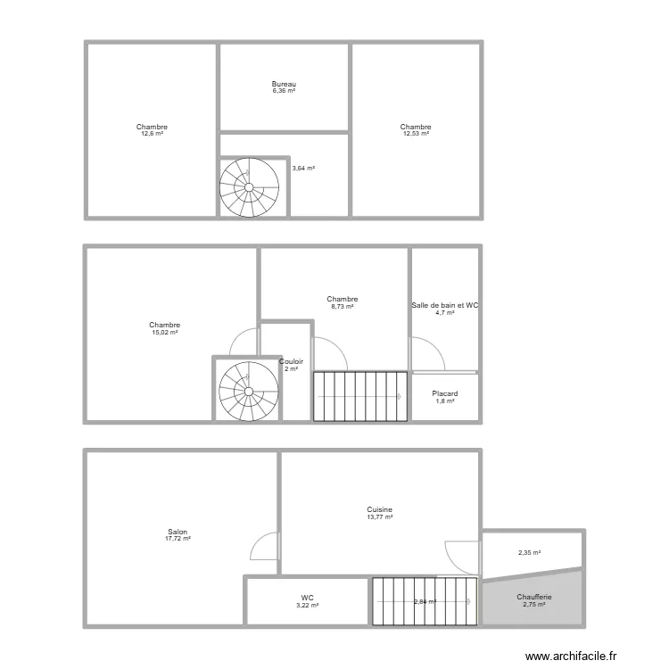 maison custines. Plan de 