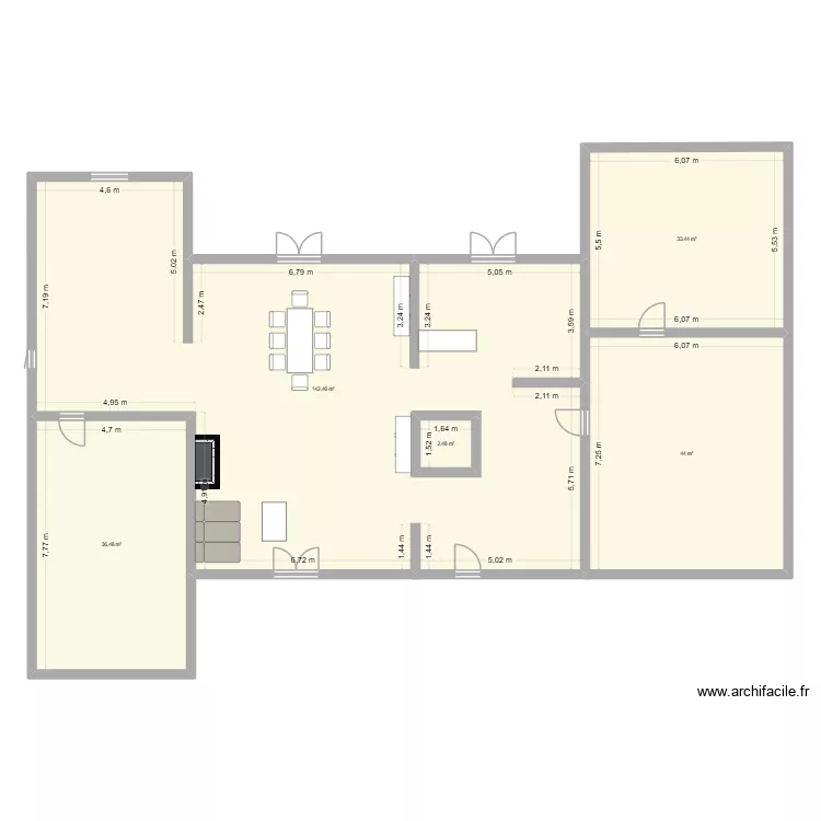 maison. Plan de 5 Pièces et 263 m² maison. Plan de 5 Pièces et 263 m²