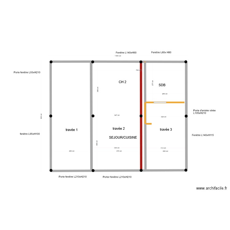 implantation pieux pour Décembre. Plan de 0 pièce et 0 m2