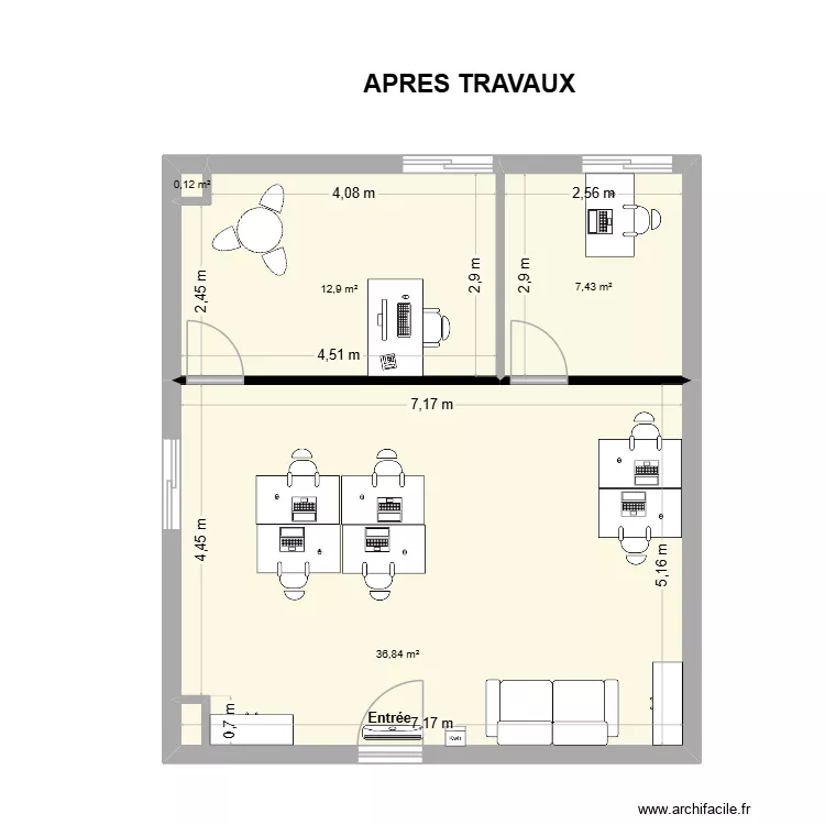 PAMPERO v4. Plan de 4 pièces et 57 m² PAMPERO v4. Plan de 4 pièces et 57 m²