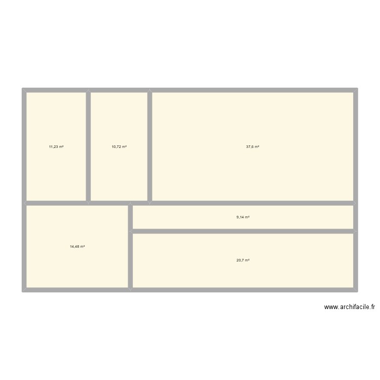 :lmkjgfxg. Plan de 6 pièces et 104 m2