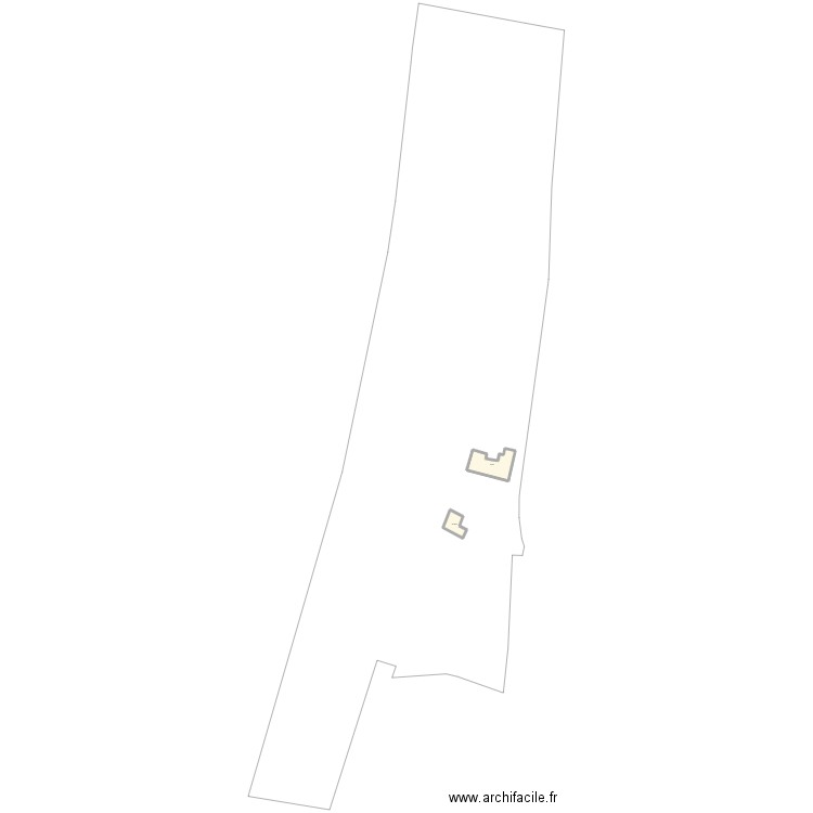 plan de masse 1.0. Plan de 2 pièces et 113 m2