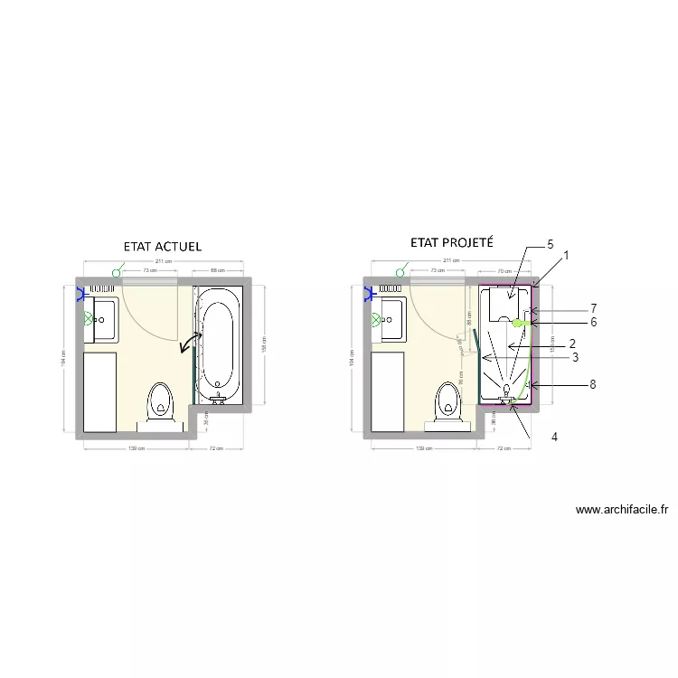 dossier MEUGIN. Plan de 0 pièce et 0 m2