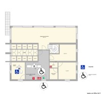 plan bat administratif + logement rdc accessibilité