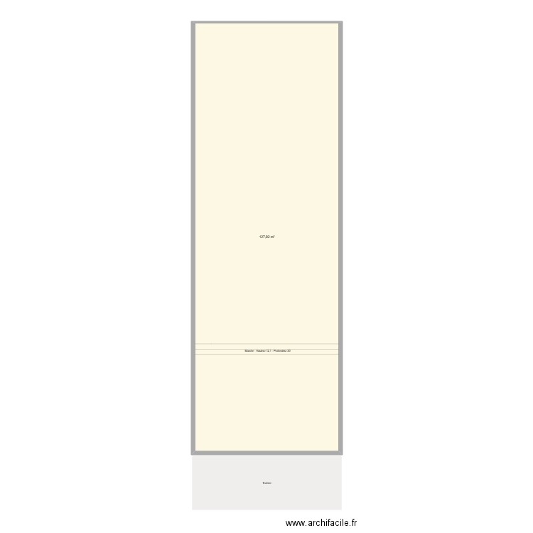 Styl'Dress. Plan de 1 pièce et 128 m2