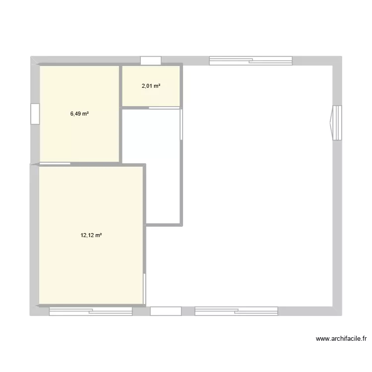 plan 2. Plan de 3 et 21 m² plan 2. Plan de 3 et 21 m²