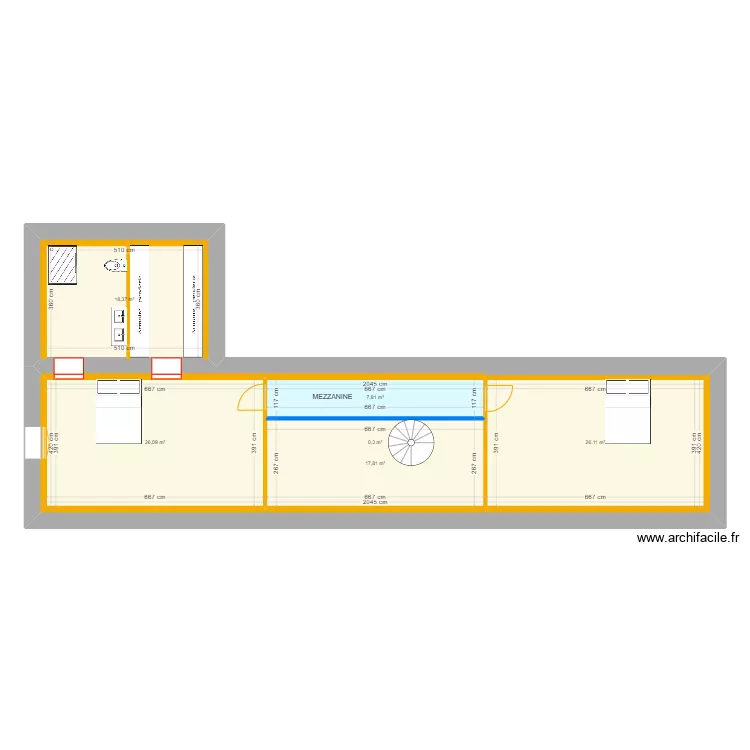 ZITTER étage. Plan de ZITTER étage. Plan de