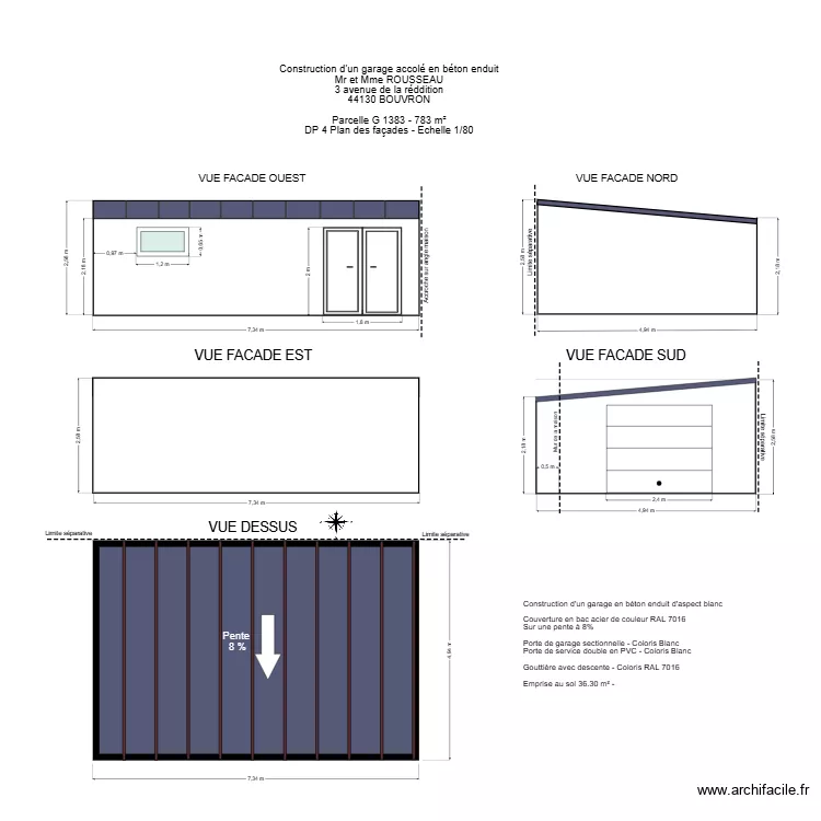 DP 4 ROUSSEAU. Plan de DP 4 ROUSSEAU. Plan de