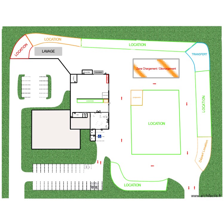 plan fm echelle. Plan de 9 pièces et 444 m2