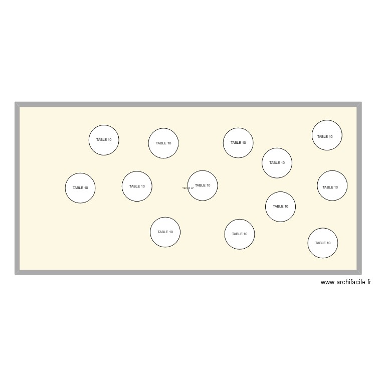 Chateau le SAZ etage. Plan de 1 pièce et 192 m2
