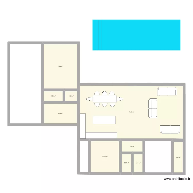 plan ideal. Plan de 10  et 126 m²