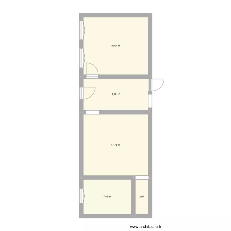 maison. Plan de 5 et 53 m² maison. Plan de 5 et 53 m²