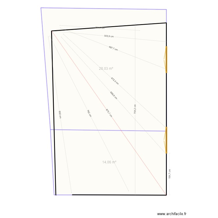 PLAN 119. Plan de 0 pièce et 0 m2