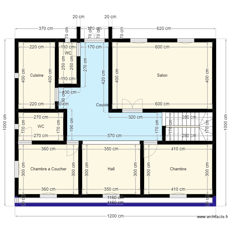 Plan de terrain 12mx10m Client 47 76 60 99. Plan de 10 pièces et 101 m2