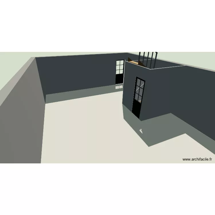 Sous-sol V1. Plan de 2 et 65 m² Sous-sol V1. Plan de 2 et 65 m²