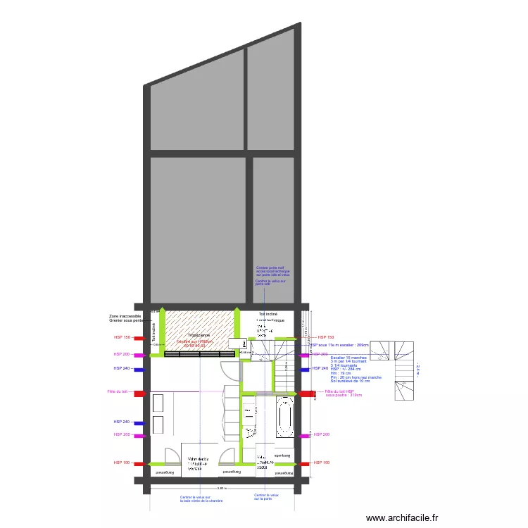 BAUCQ 77 4e étage def V 01/26. Plan de 9 et 91 m² BAUCQ 77 4e étage def V 01/26. Plan de 9 et 91 m²