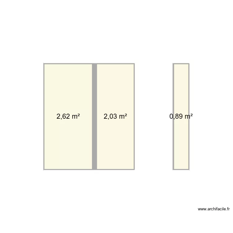 PLACARD. Plan de 3 Pièces et 6 m² PLACARD. Plan de 3 Pièces et 6 m²