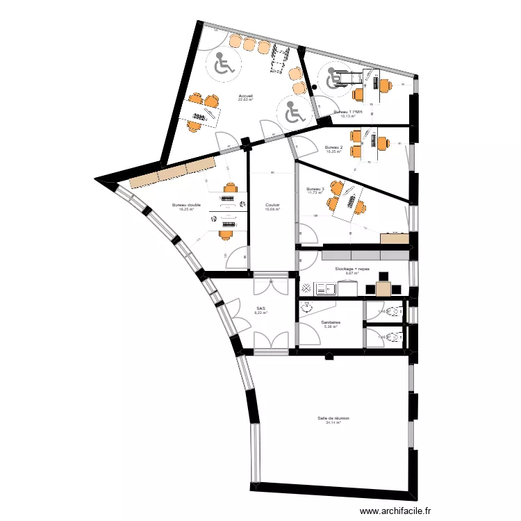 Pamiers v3. Plan de 16 et 141 m² Pamiers v3. Plan de 16 et 141 m²