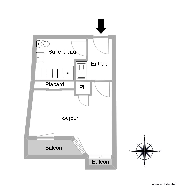 51421 TEYSSIER. Plan de 7 pièces et 26 m²
