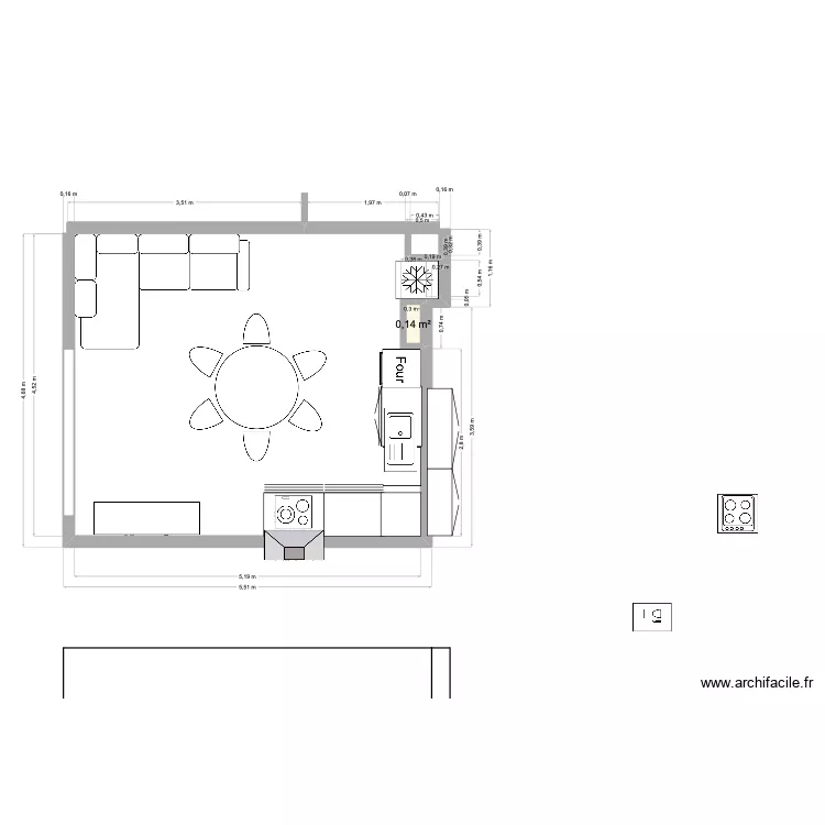 cuisine1. Plan de 