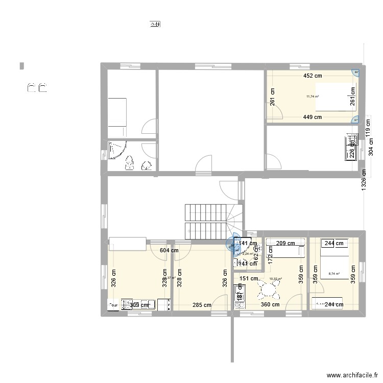 Jacqueville rdc V5. Plan de 0 pièce et 0 m2