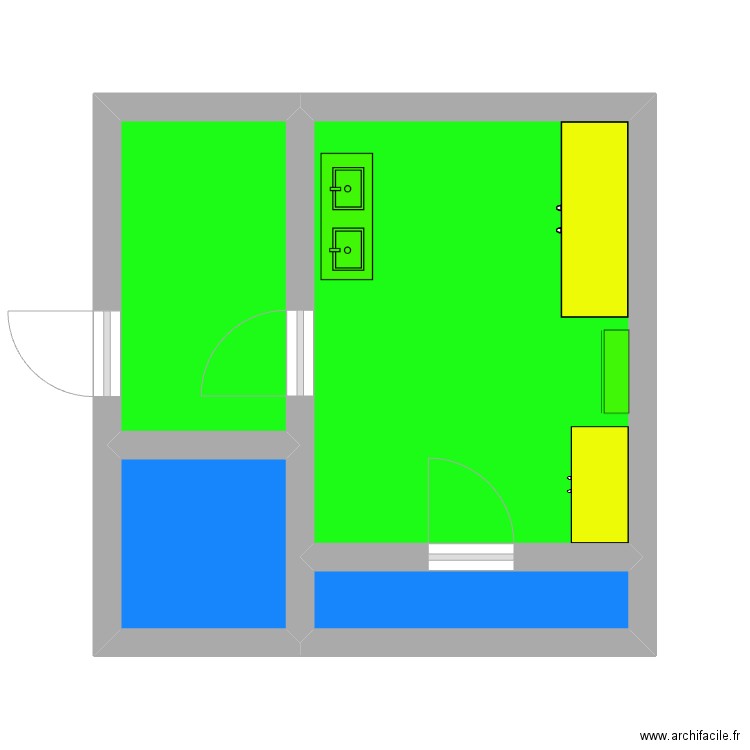 labo chaud . Plan de 0 pièce et 0 m2