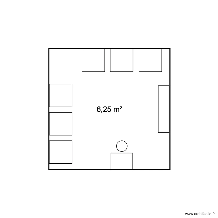 WHOSNEXT. Plan de 1  et 6 m²