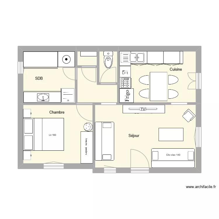 AUG OUEST2. Plan de 6 et 44 m² AUG OUEST2. Plan de 6 et 44 m²