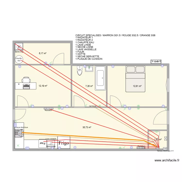 collègue olivier. Plan de 6 et 71 m² collègue olivier. Plan de 6 et 71 m²