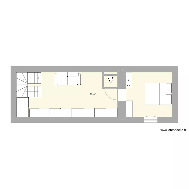 Etage Mat&eacute;o 1. Plan de 