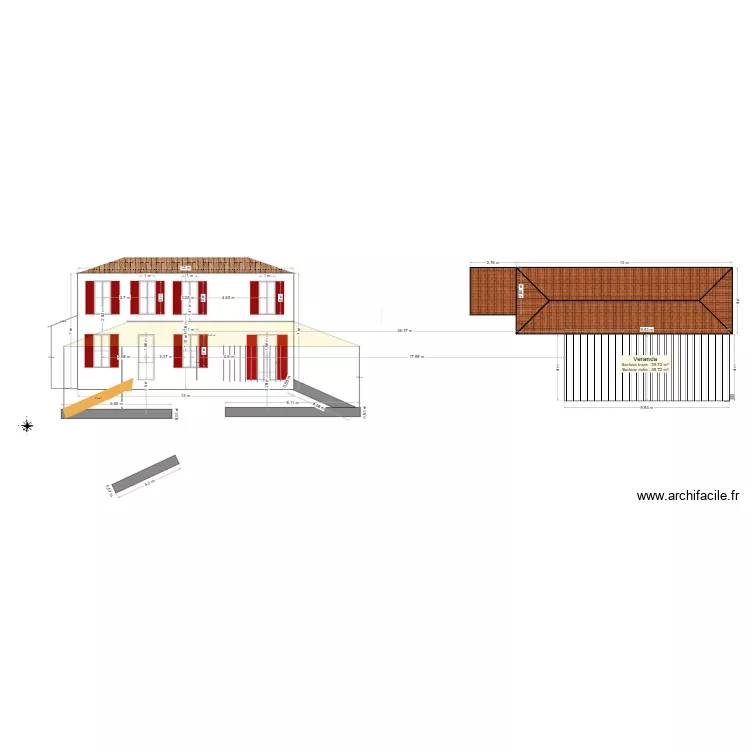 Fermeture Veranda V50. Plan de Fermeture Veranda V50. Plan de