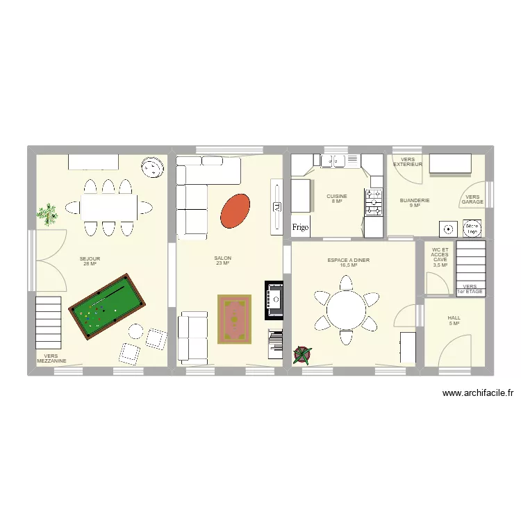 RDC FORVILLE. Plan de RDC FORVILLE. Plan de