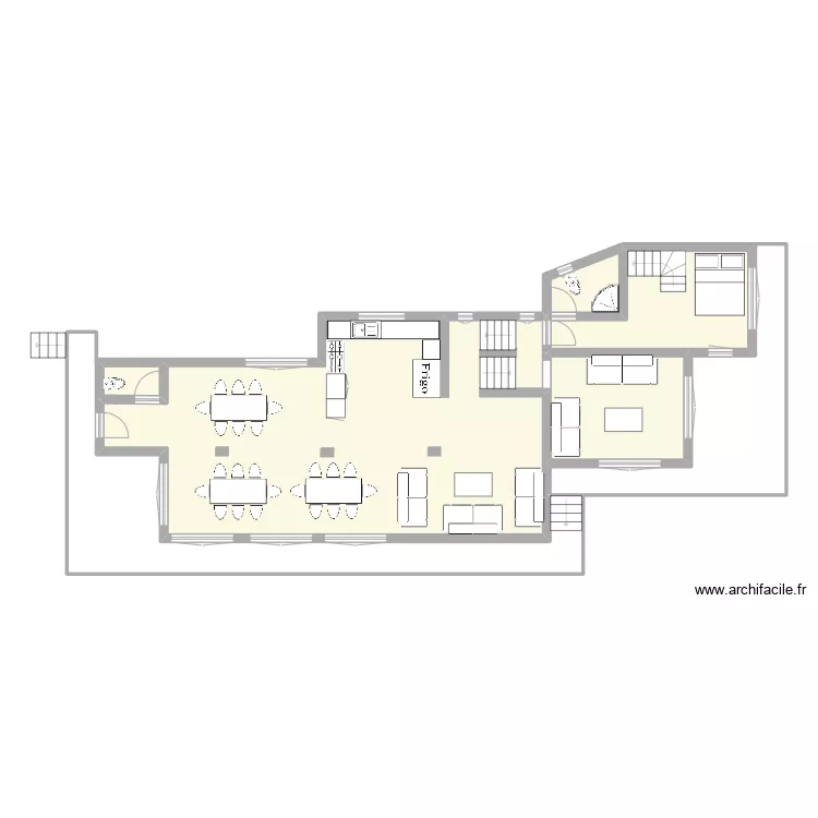 Le Bois Robin rdc. Plan de 