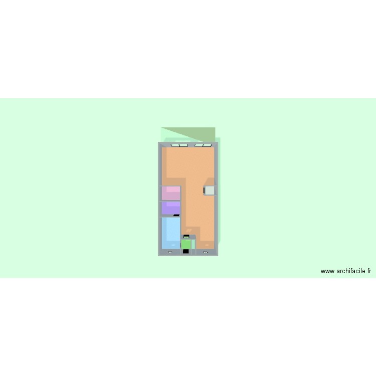 maison Cyrielle. Plan de 13 pièces et 180 m2