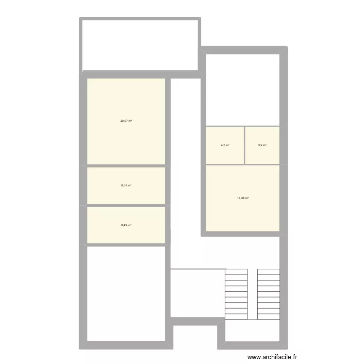 14 kayk 2 этаж. Plan de 