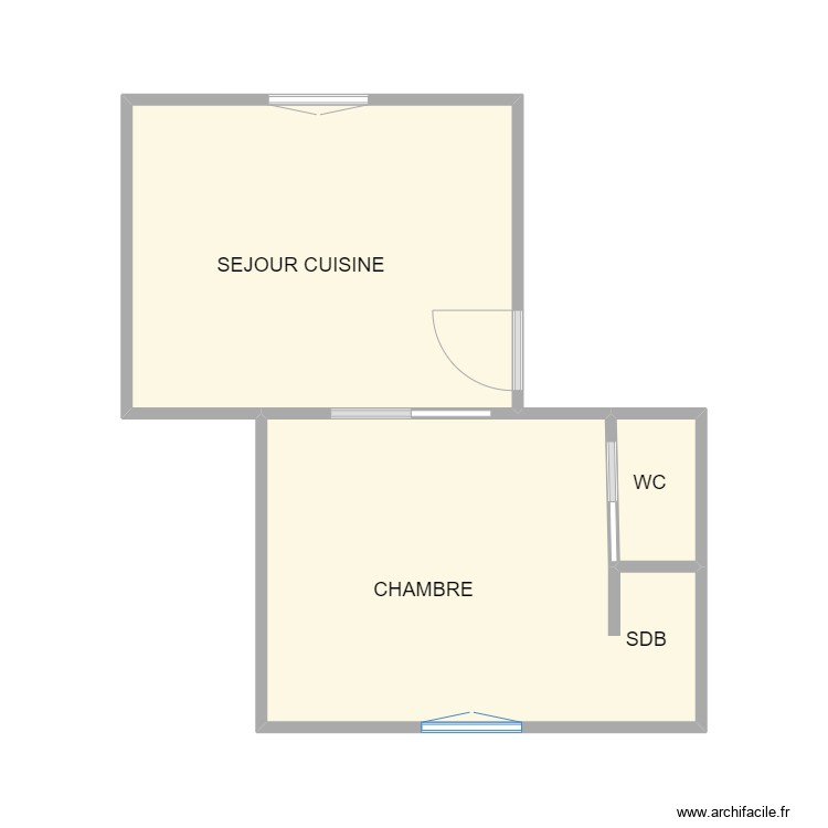 LIAUTAUD VAUVERT RDC. Plan de 0 pièce et 0 m2