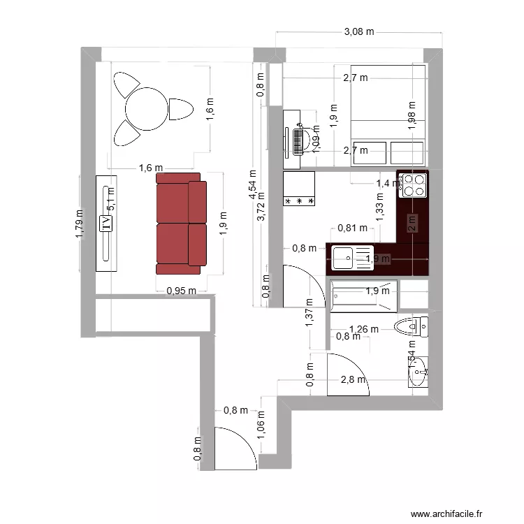PLAN 4EME. Plan de 