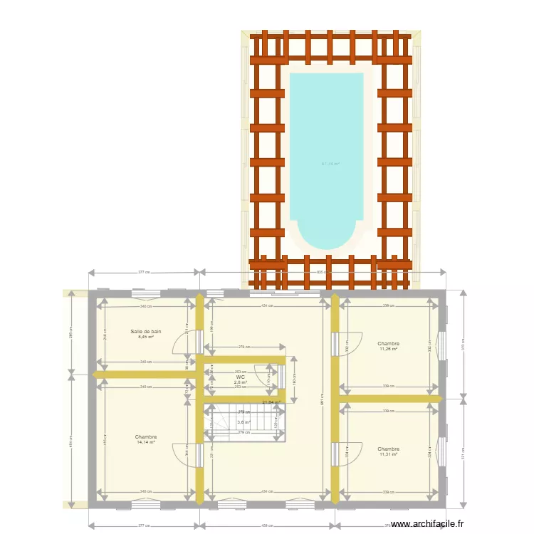 maison . Plan de 